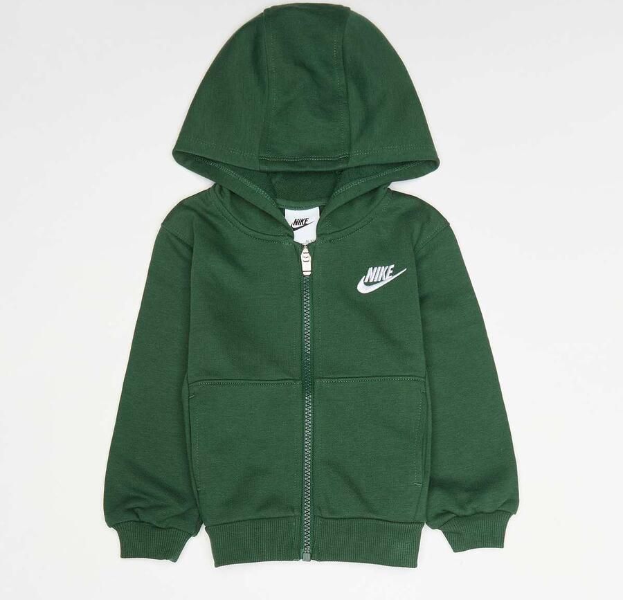 Nike Low-Brand-Read French-Terry Fullzip Club Set Unisex Baby Rompers & Sets groen 104 Kleding