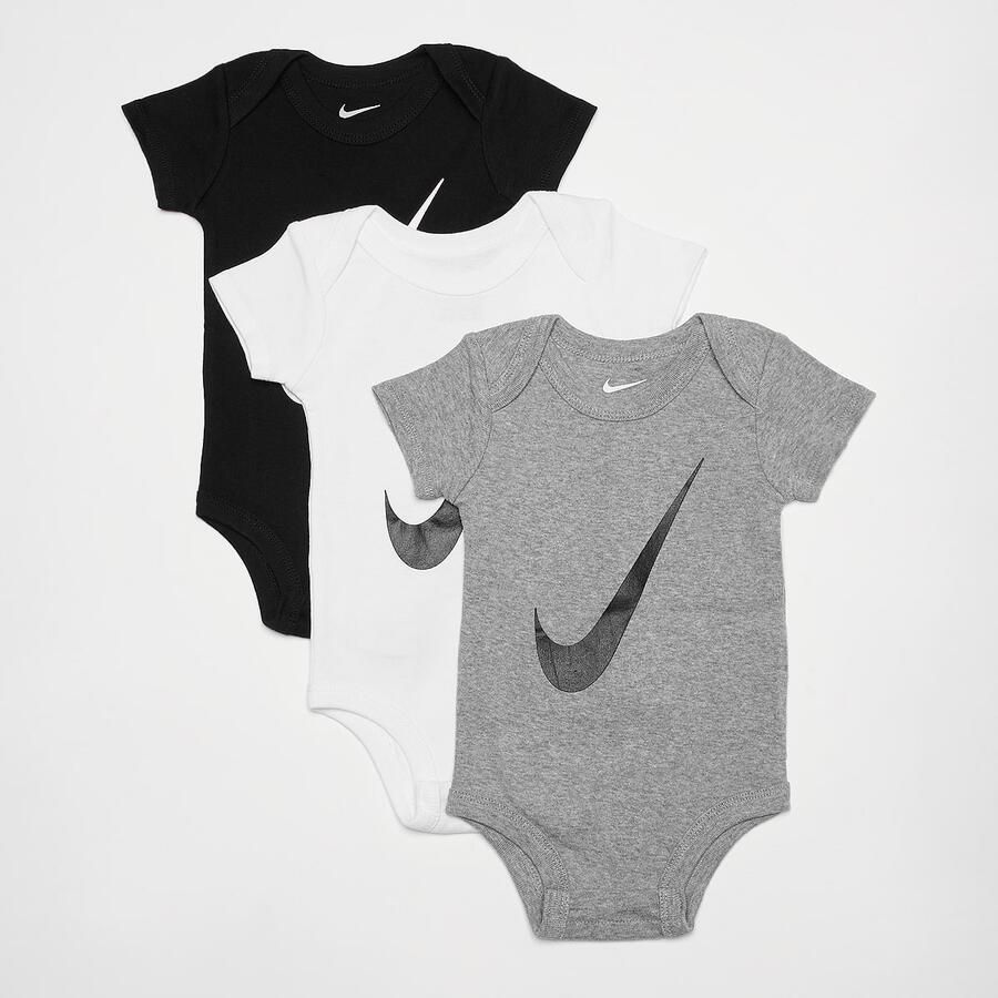 Nike NHN Swoosh Short Sleeve (3-Pack) Unisex Baby Rompers & Sets multicolor Maat 6M-12M Kleding - Foto 3