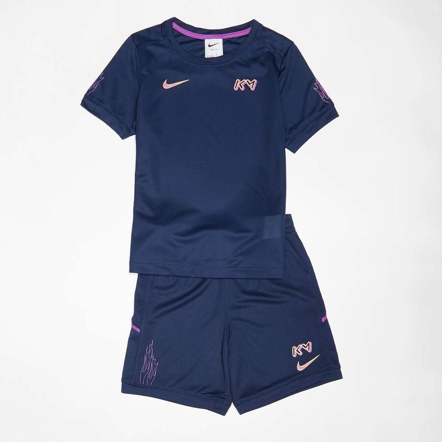 Nike NKB KM Dri-Fit ACD25 Shortsleeve Short Set Unisex Baby Rompers & Sets blauw 116 Kleding - Foto 3