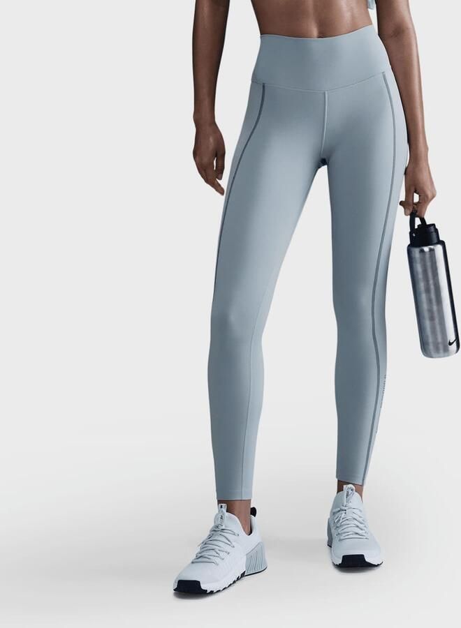 Nike Lange legging met hoge taille voor dames One Fitted Light Armoury Blue- Dames Light Armoury Blue - Foto 3