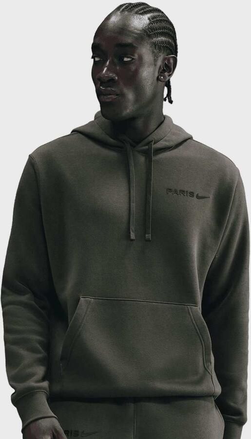 Nike Paris Saint-Germain Club Fleece Hoodie Men Hoodies & Sweaters groen Maat XL Kleding - Foto 3