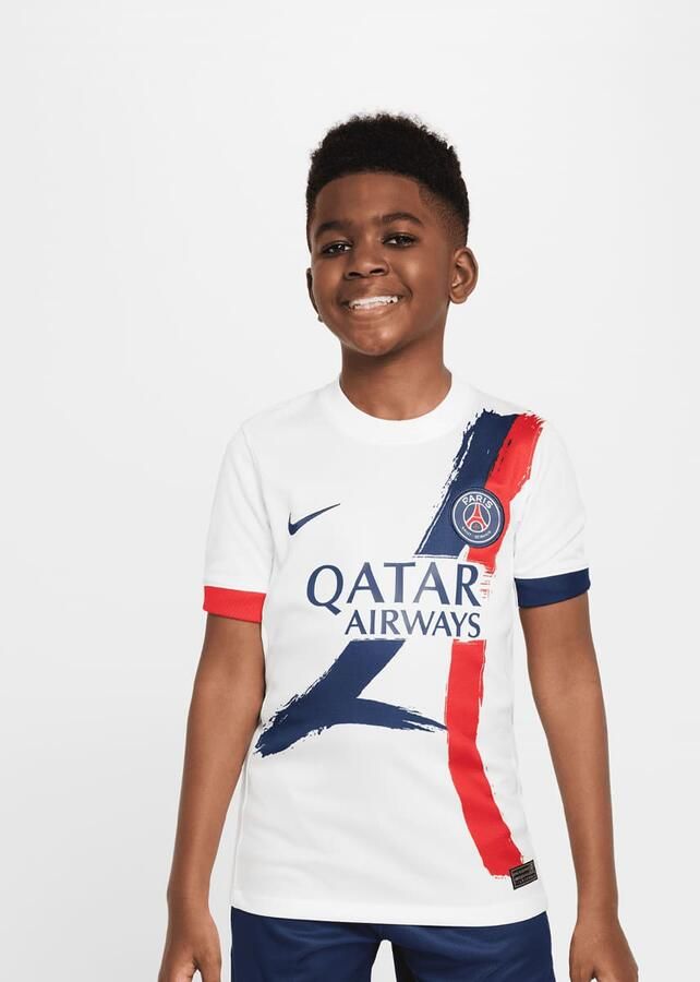 Nike Paris Saint-Germain Kids Away Stadium 2024 25 Unisex Jersey's wit Kleding - Foto 2