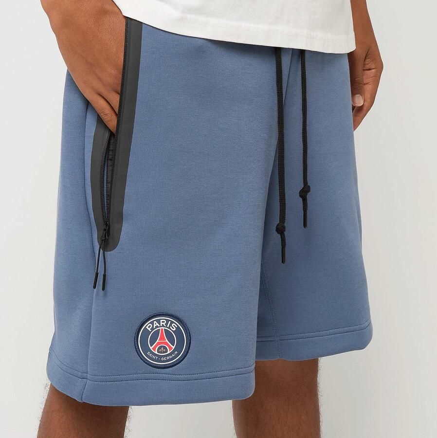 Nike Paris Saint-Germain Tech Fleece Shorts Men Sportshorts blauw Maat XL Kleding