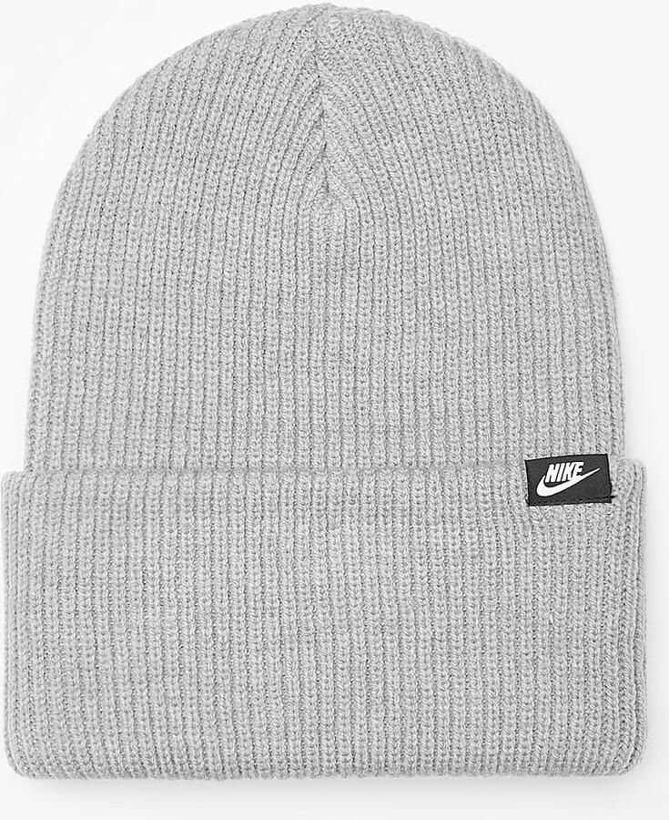 Nike Peak Futura Beanie Unisex Mutsen grijs Maat ONE SIZE Accessoires - Foto 3