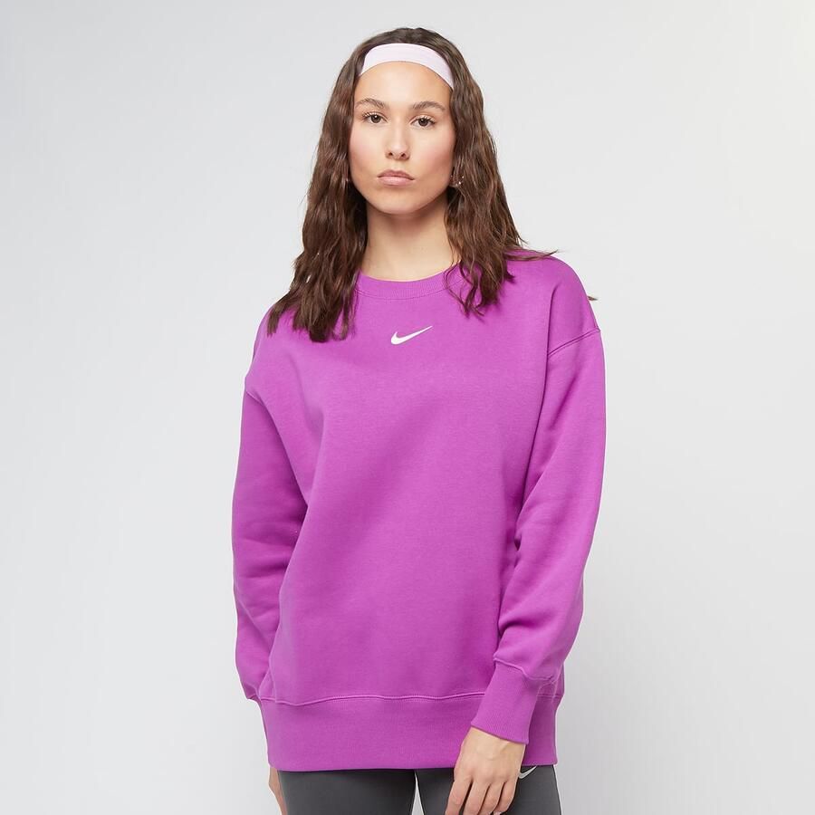 Nike Oversized sweatshirt met ronde hals voor dames Sportswear Phoenix Fleece Hot Fuchsia Sail- Dames Hot Fuchsia Sail - Foto 3