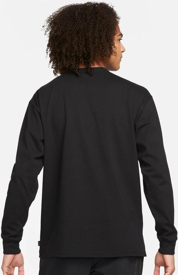 Nike Premium Essential Long-Sleeve T-Shirt Men Longsleeves zwart Maat XL Kleding - Foto 2