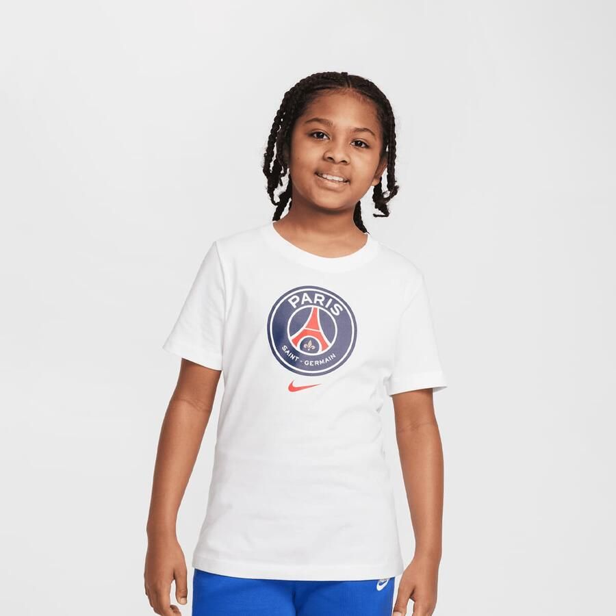 Nike PSG Crest Tee Unisex T-Shirts wit Kleding - Foto 3