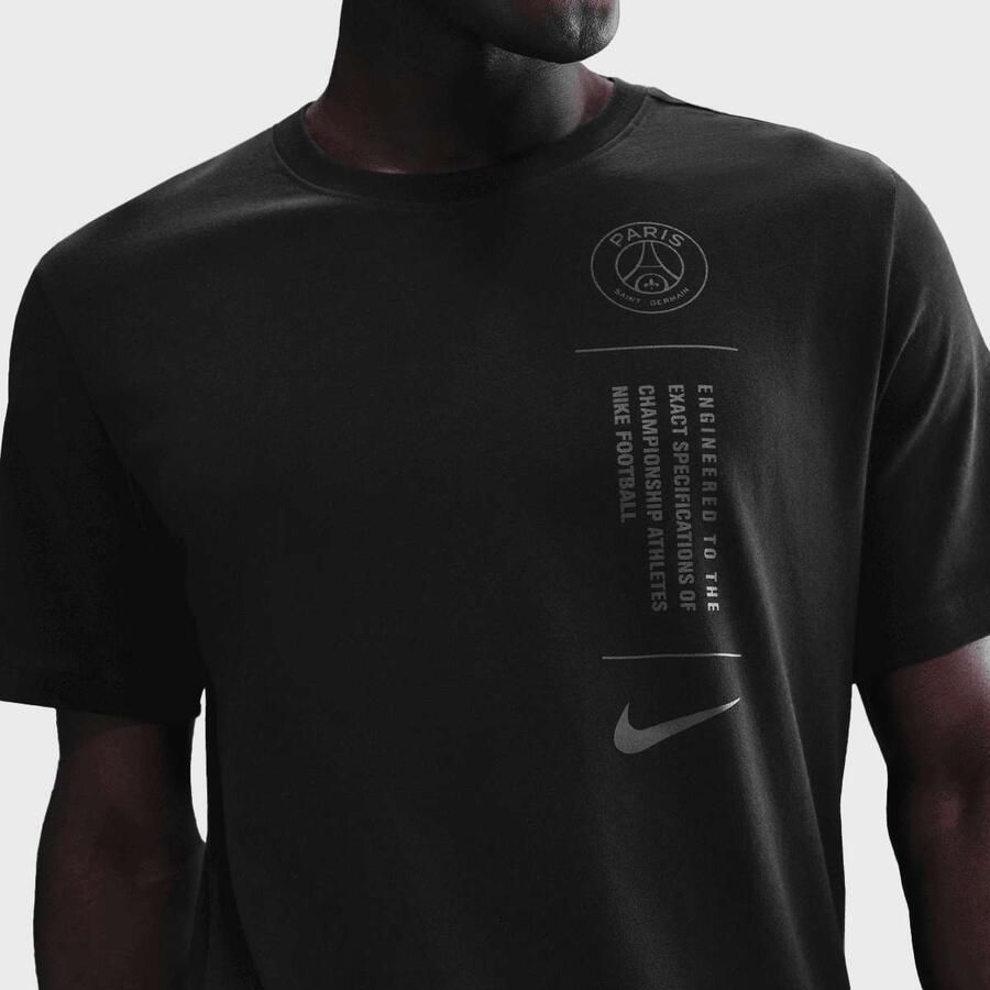 Nike PSG Football Tee Men T-Shirts & Polo's zwart Maat XL Kleding