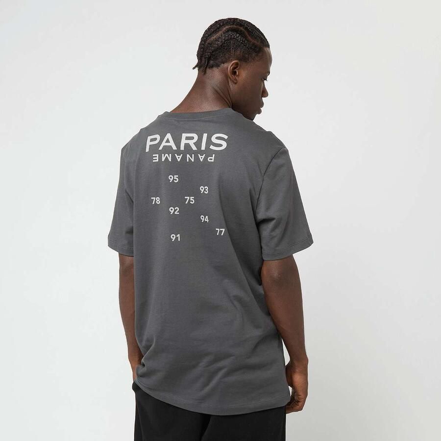 Nike PSG Paname Tee Men T-Shirts & Polo's grijs Maat XL Kleding