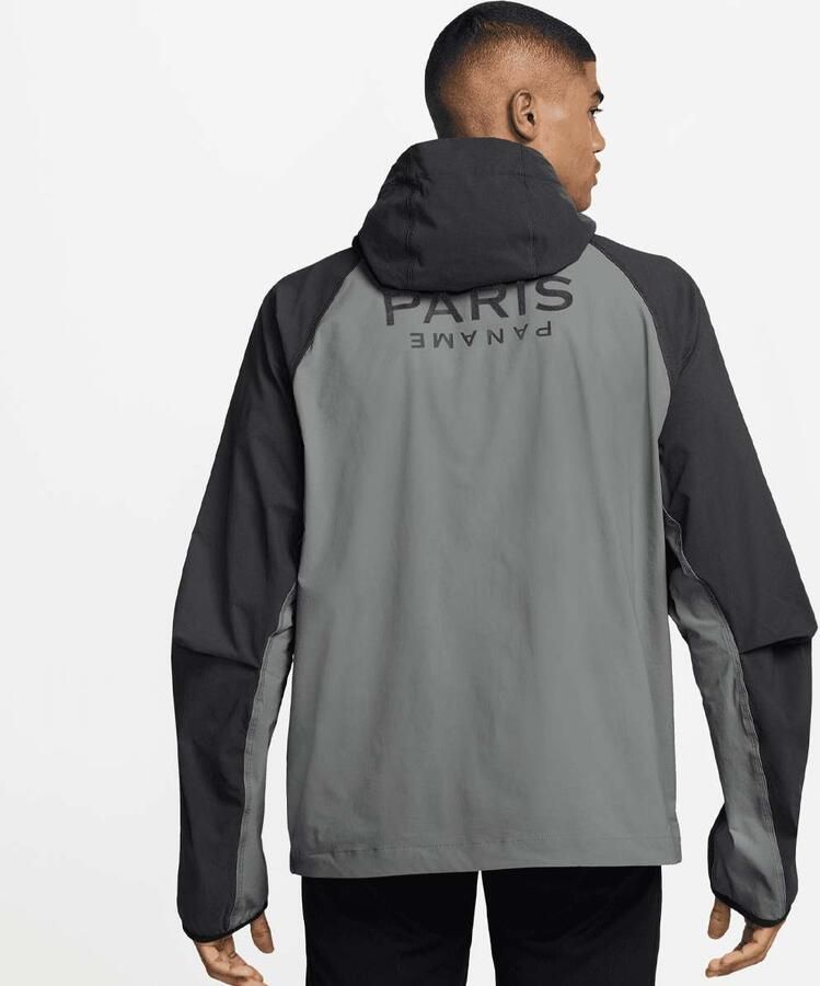 Nike PSG Tech Woven Windrunner Full Zip Jacket Men Trainingspakken grijs Maat XL Kleding - Foto 2