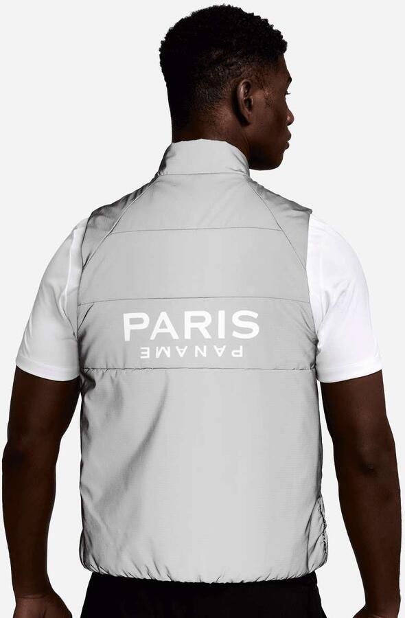 Nike PSG Therma-Fit ADV Running Division Vest GXTA Men Bodywarmers zilver Maat XL Kleding - Foto 2