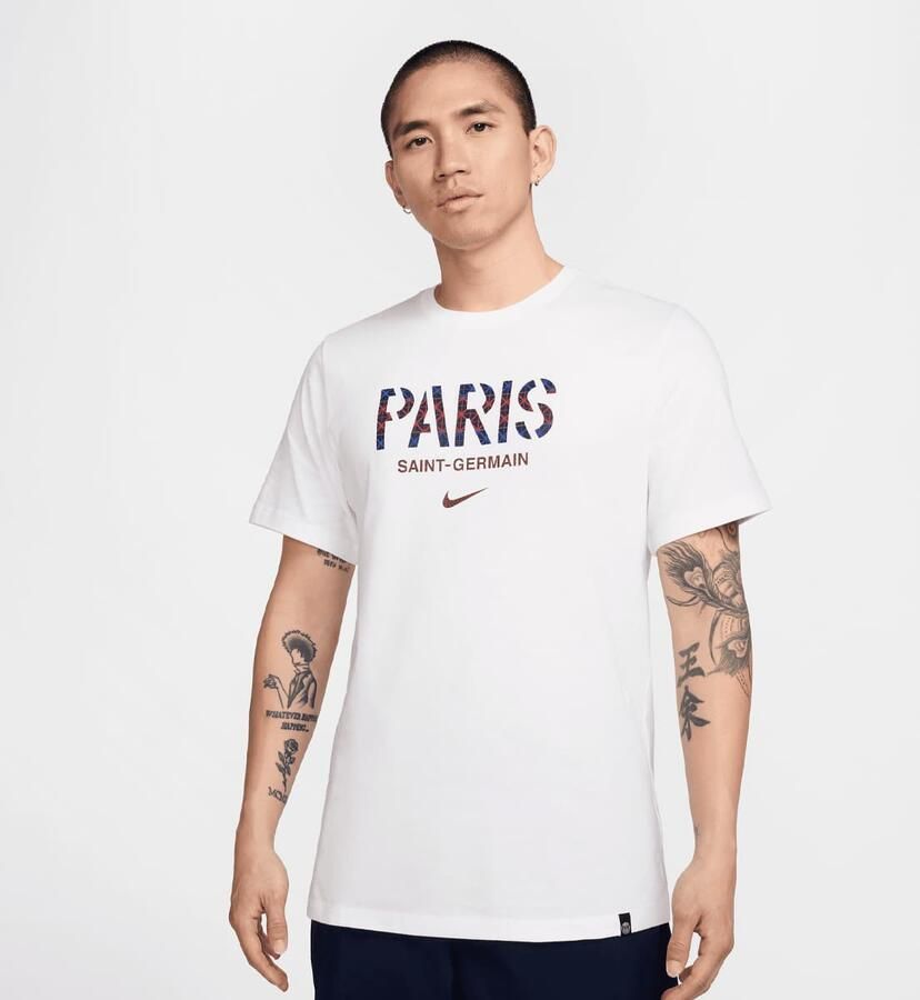 Nike PSG Wordmark Tee men T-Shirts & Polo's wit Maat XL Kleding - Foto 3