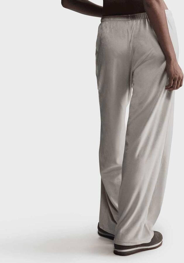 Nike Velours-broek met halfhoge taille voor dames Sportswear Chill Knit Light Orewood Brown- Dames Light Orewood Brown - Foto 2