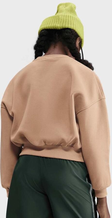 Nike Sportswear Club Fleece Boxy Crew-Neck Sweatshirt Unisex Hoodies & Sweaters beige Kleding - Foto 3