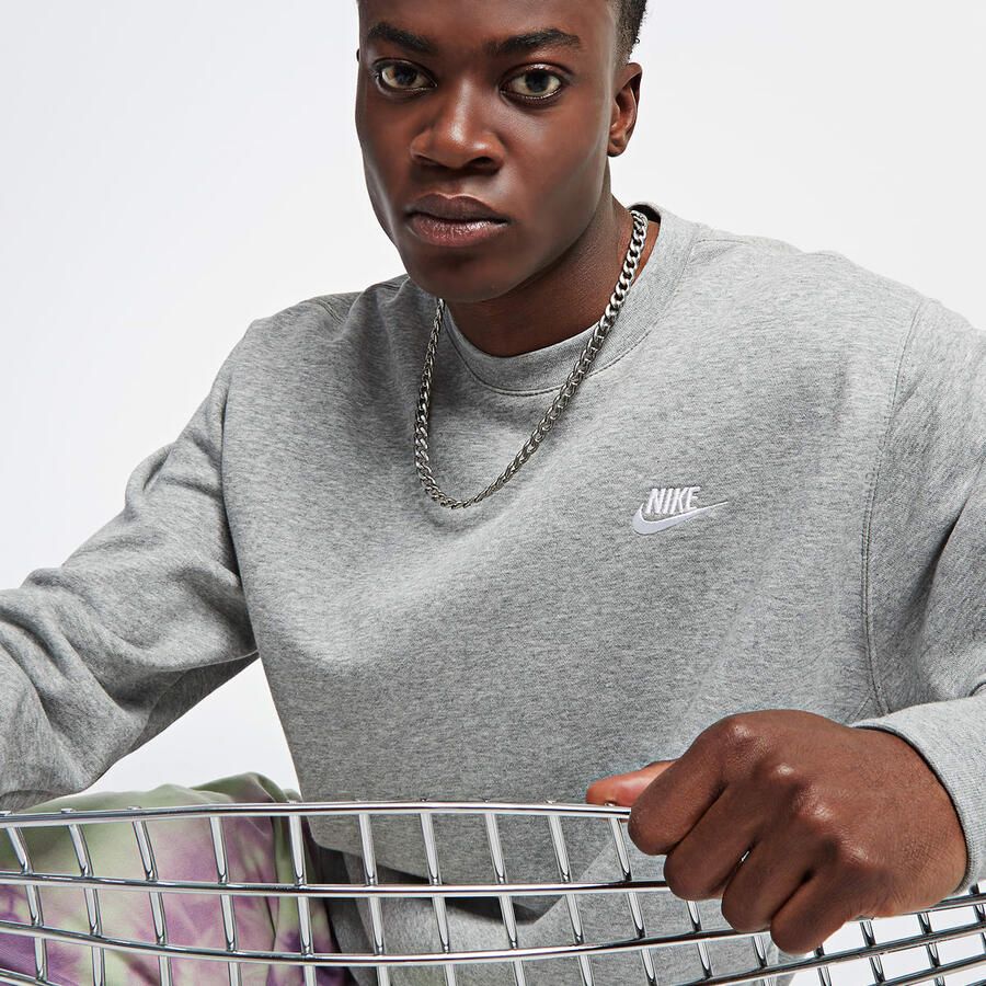 Nike Sportswear Club Fleece Crew Men Hoodies & Sweaters grijs Maat XL Kleding - Foto 2