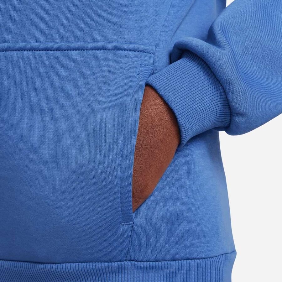 Nike Sportswear Club Fleece Hoodie Low Brand Read Unisex Hoodies & Sweaters blauw Kleding