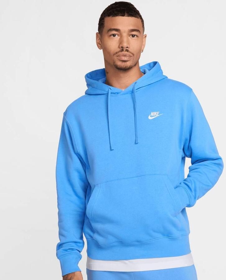Nike Sportswear Club Fleece Hoodie Men Hoodies & Sweaters blauw Maat L Kleding - Foto 3