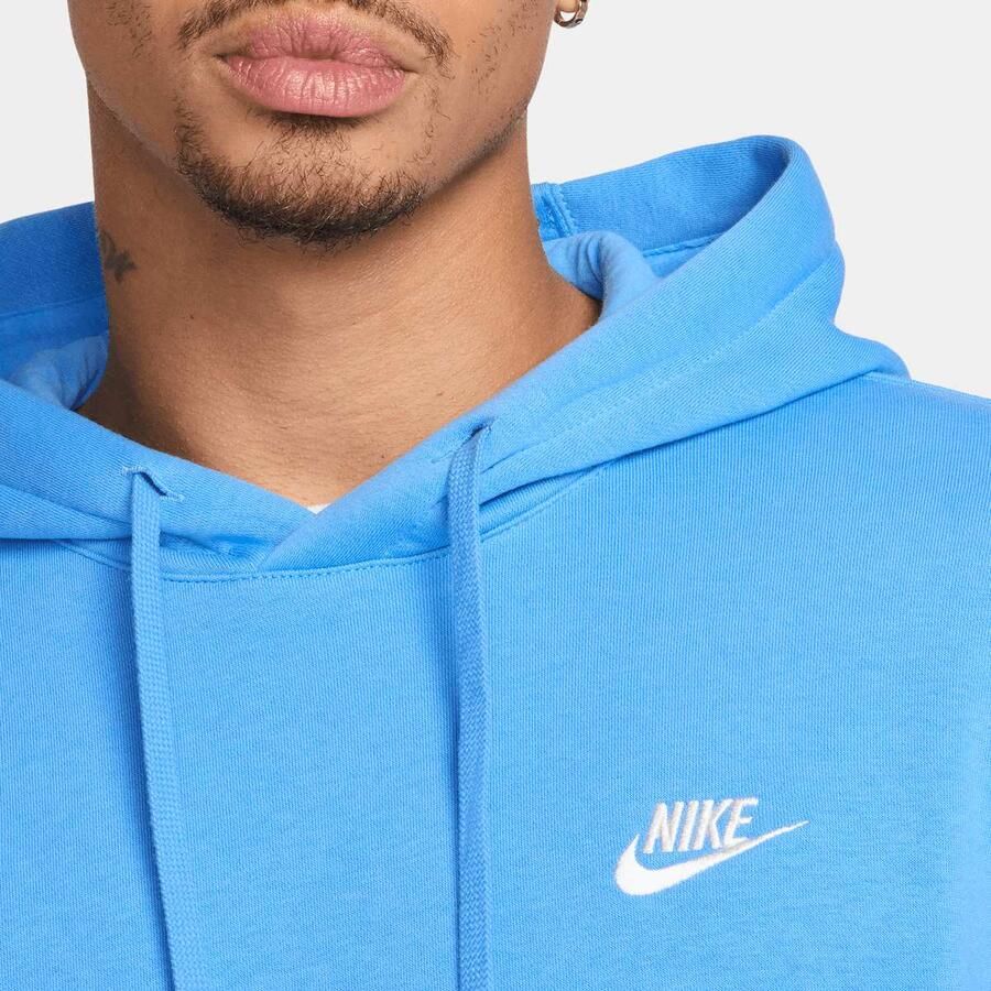 Nike Sportswear Club Fleece Hoodie Men Hoodies & Sweaters blauw Maat L Kleding