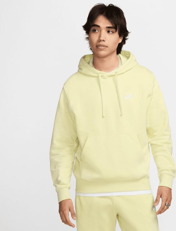 Nike Sportswear Club Fleece Hoodie Men Hoodies & Sweaters geel Maat XL Kleding - Foto 3
