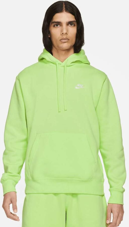 Nike Sportswear Club Fleece Hoodie Men Hoodies & Sweaters groen Maat XXL Kleding - Foto 3