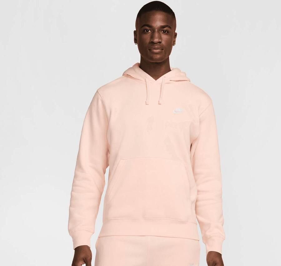 Nike Sportswear Club Fleece Hoodie Men Hoodies & Sweaters lichtroze Maat XL Kleding - Foto 3