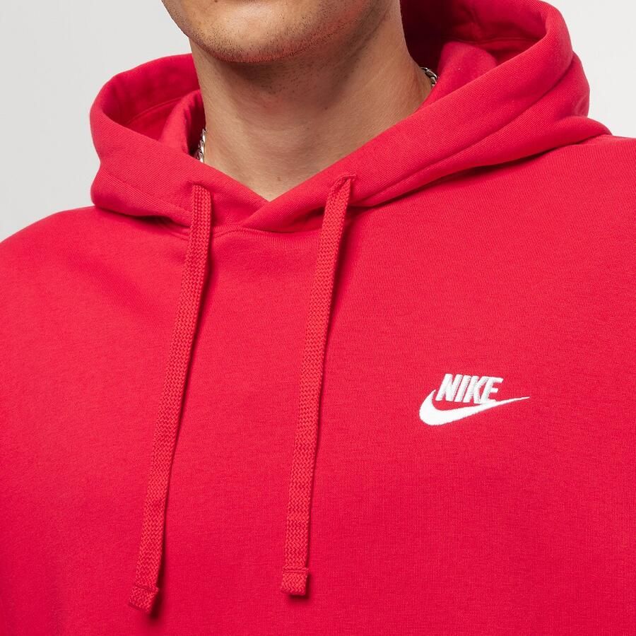 Nike Sportswear Club Fleece Hoodie Hoodies Kleding university red university red white maat: XXL beschikbare maaten:XS S M L XL XXL - Foto 2