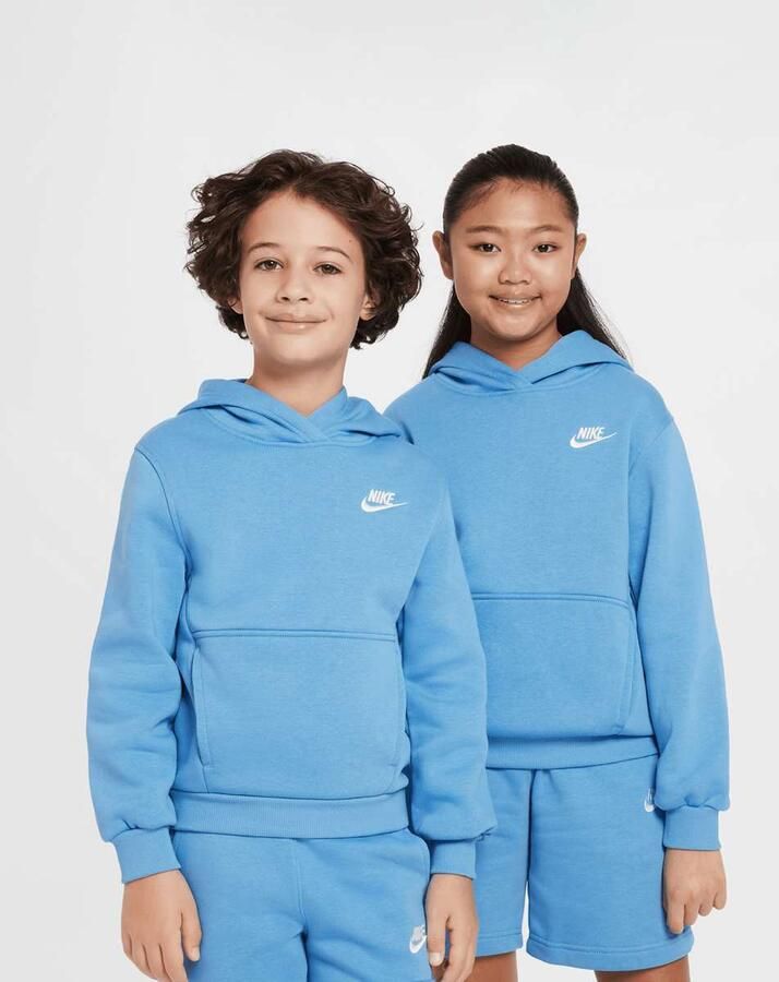 Nike Hoodie voor kids Sportswear Club Fleece Blue Beyond Kind Blue Beyond - Foto 3