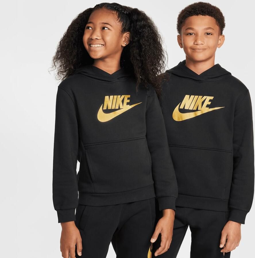 Nike Sportswear Club Fleece Hoodie Hoodies & Sweaters in zwart formaten: 147 - Foto 3