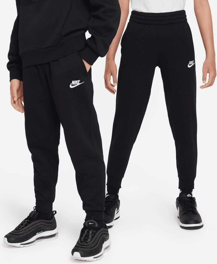 Nike Sportswear Club Fleece Jogger Trainingsbroeken Kids black white maat: 158 beschikbare maaten:137 158 170 - Foto 3