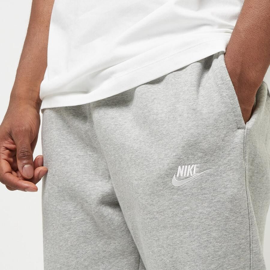 Nike Sportswear Club Fleece Joggers Trainingsbroeken Kleding dark grey heather matte silver white maat: XXL beschikbare maaten:XS S M L XL XXL