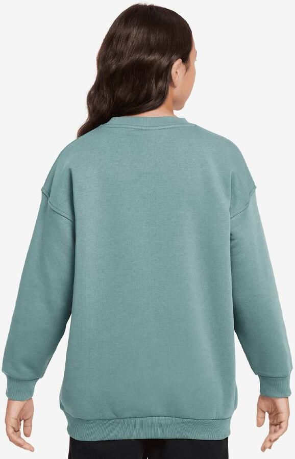 Nike Sportswear Club Fleece Oversized Crew Unisex Hoodies & Sweaters groen Kleding - Foto 2