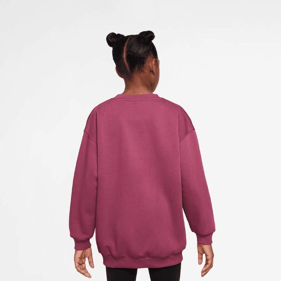 Nike Sportswear Club Fleece Oversized Crew Unisex Hoodies & Sweaters rood Kleding