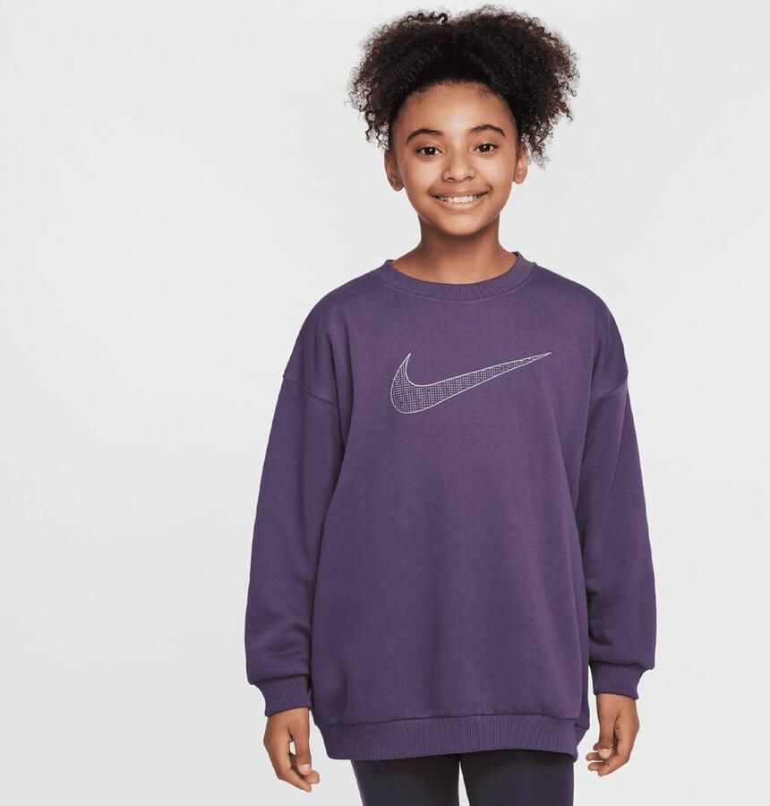 Nike Sportswear Club Fleece Oversized Crewneck Unisex Hoodies & Sweaters roze Kleding - Foto 3