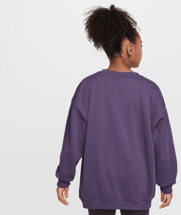 Nike Sportswear Club Fleece Oversized Crewneck Unisex Hoodies & Sweaters roze Kleding - Foto 2