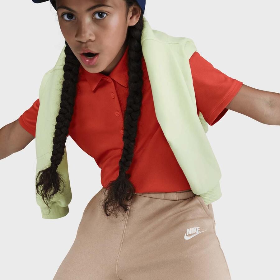 Nike Sportswear Club Fleece Wide-Leg Pants Unisex Trainingsbroeken beige Kleding