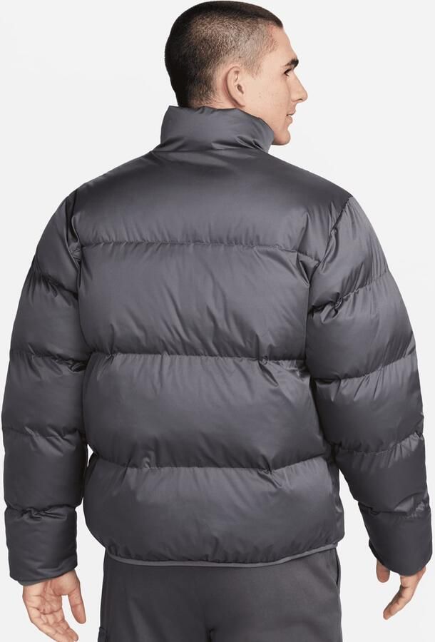 Nike Gewatteerd herenjack Sportswear Club Iron Grey White- Heren Iron Grey White - Foto 2