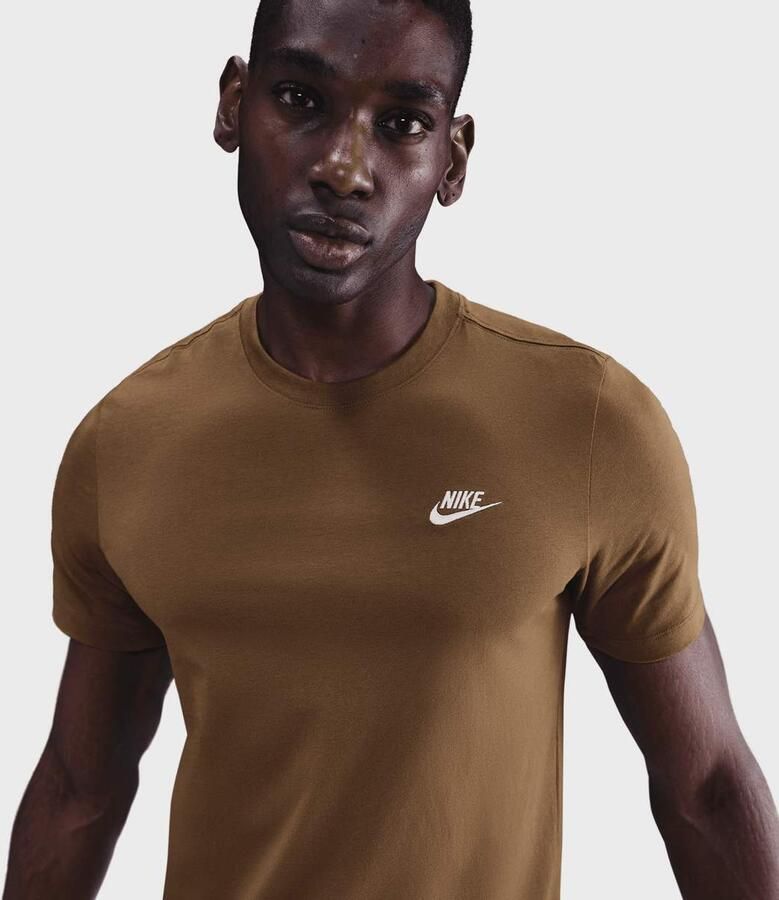 Nike Sportswear Club T-Shirt Men T-Shirts & Polo's bruin Maat XL Kleding
