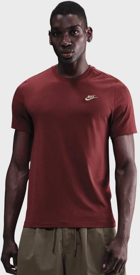 Nike Sportswear Club T-Shirt Men T-Shirts & Polo's rood Maat XL Kleding - Foto 3