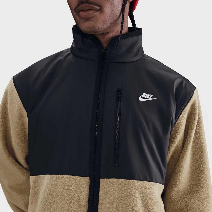 Nike Sportswear Club Winterized Full-Zip Jacket Men Trainingspakken beige Maat XL Kleding