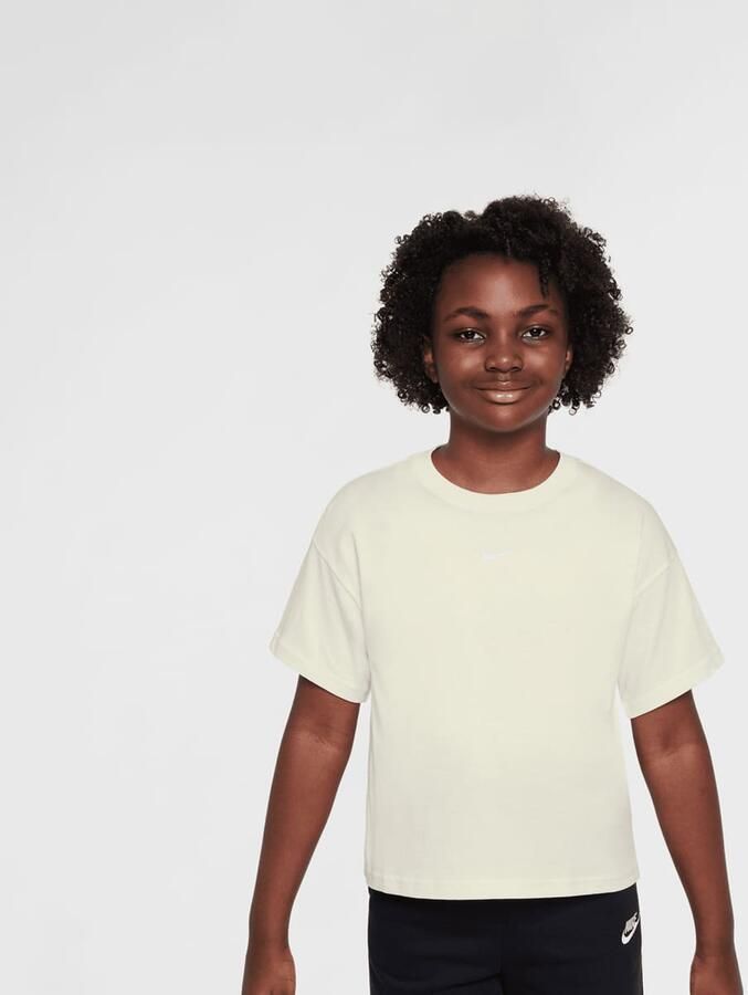Nike Sportswear Essential T-Shirt Unisex T-Shirts beige Kleding - Foto 3