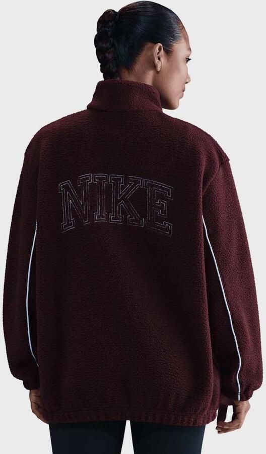 Nike Sportswear Full-Zip High-Pile Fleece Jacket Wo Bomberjacks rood Maat XS Kleding - Foto 2
