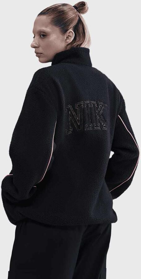 Nike Sportswear Full-Zip High-Pile Fleece Jacket Wo Bomberjacks zwart Maat XS Kleding - Foto 2