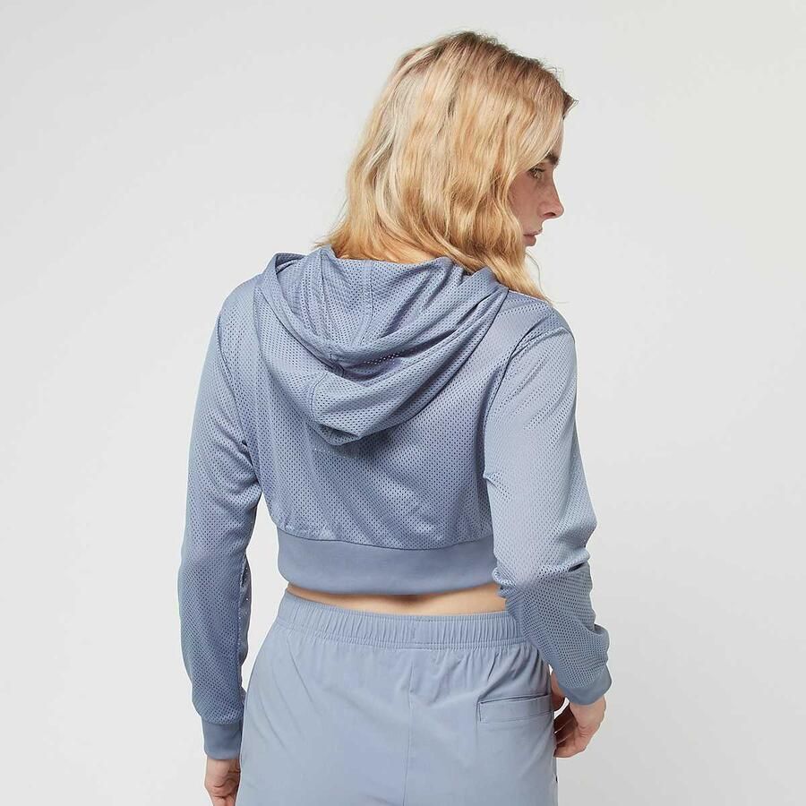 Nike Sportswear Full-Zip Hooded Top Wo Hoodies & Sweaters blauw Maat XS Kleding