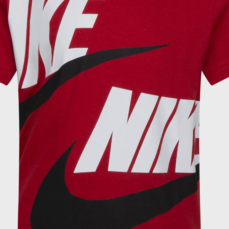 Nike Sportswear High Brand Read Cargo Shorts Set (2 Piece) Unisex Baby Rompers & Sets rood 122 Kleding