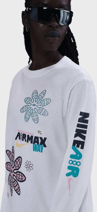 Nike Sportswear Long Sleeve AMD Wo Longsleeves wit Maat XS Kleding - Foto 2