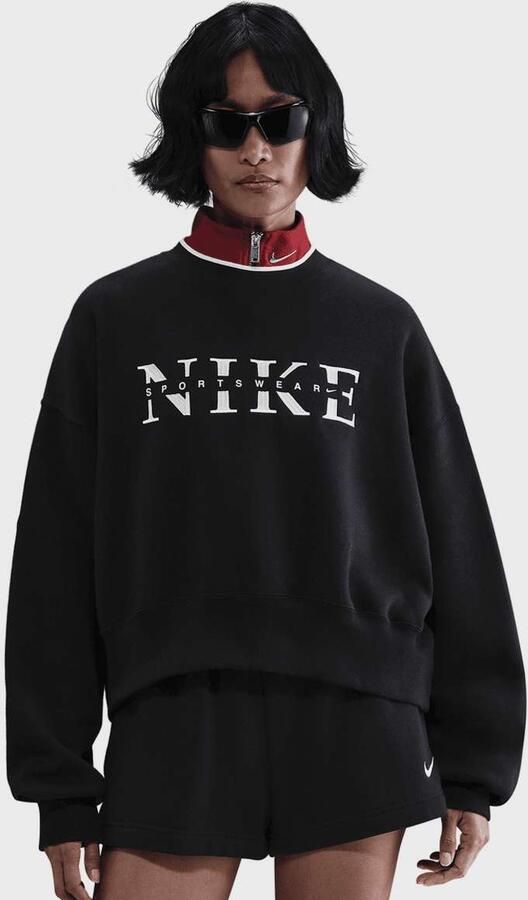 Nike Sportswear Phoenix Fleece Crew GLS Wo Hoodies & Sweaters lichtroze Maat L Kleding - Foto 3