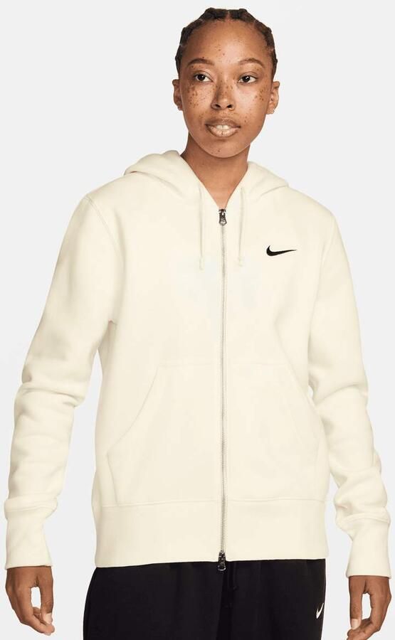 Nike Sportswear Phoenix Fleece Full-Zip Hoodie Wo Hoodies & Sweaters beige Maat XS Kleding - Foto 3