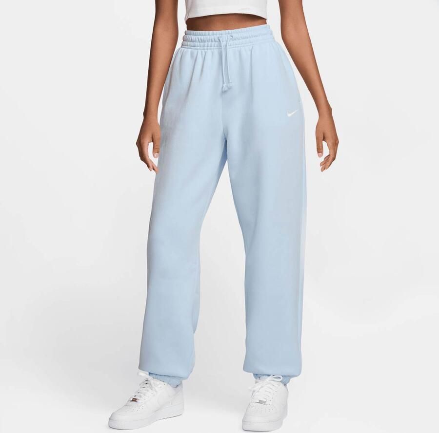Nike Oversized joggingbroek met hoge taille voor dames Sportswear Phoenix Fleece Blue Tint- Dames Blue Tint - Foto 3