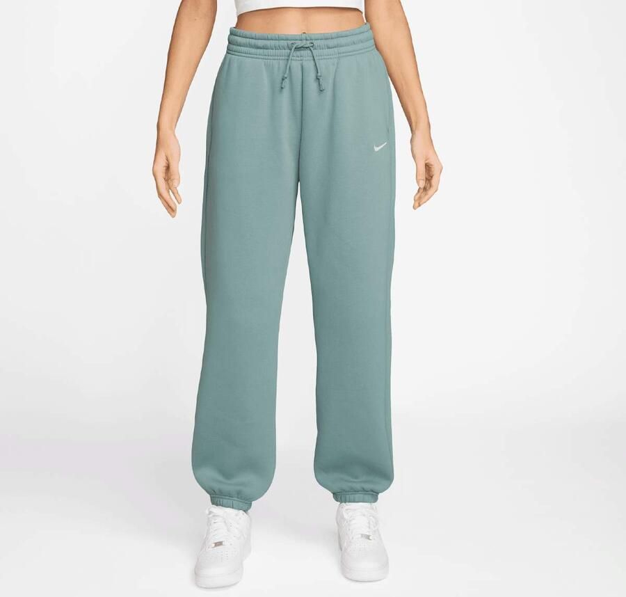 Nike Sportswear Phoenix Fleece High Raised Oversized Pant Wo Trainingsbroeken groen Maat XS Kleding - Foto 3