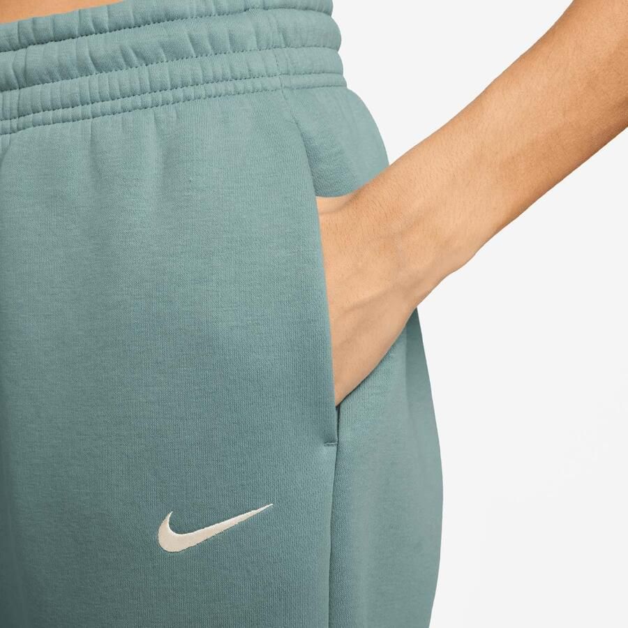 Nike Sportswear Phoenix Fleece High Raised Oversized Pant Wo Trainingsbroeken groen Maat XS Kleding